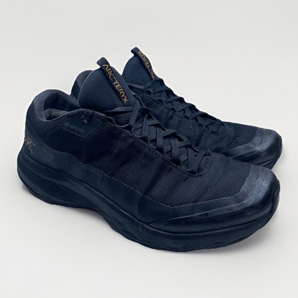 Arc'teryx Aerios GTX Mens 8.5 (Wom 9.5) Black Athletic Running Trail Hike Shoes - Picture 1 of 16